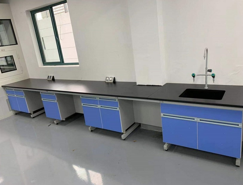 Low prices dental lab technician table furniture phenolic resin top approved school laboratory bench table