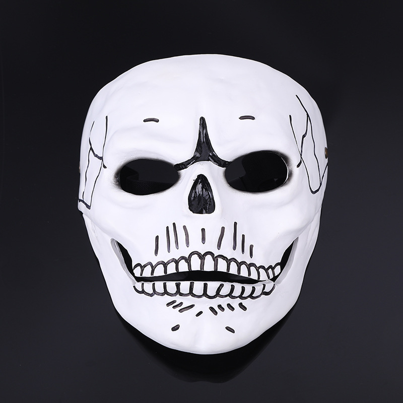 New funny resin mask cosplay mask Halloween party props masquerade white mask