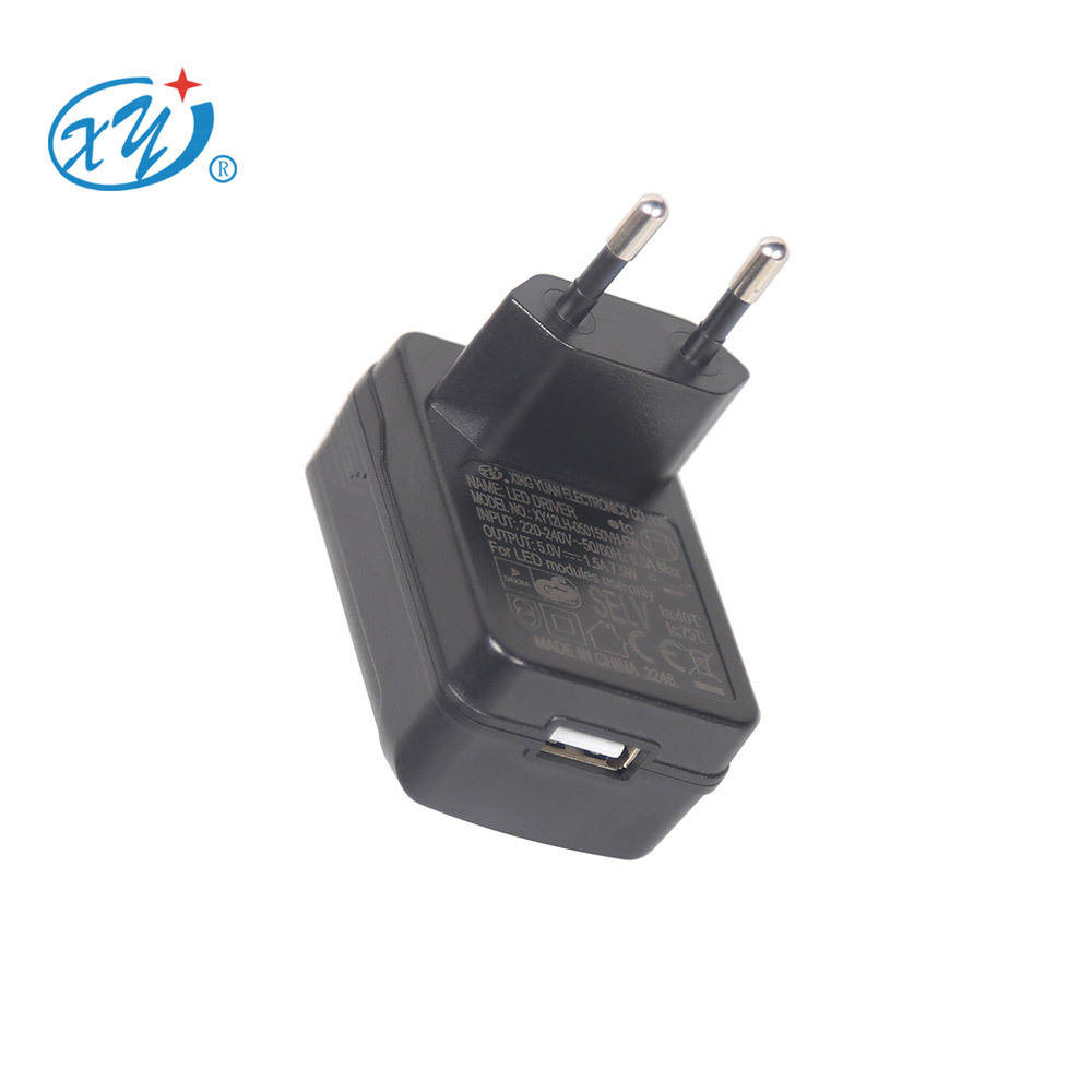 XY 5V 1A 1.2A 2AUSB AC DC Switching Power supply Input 100 240v ac 50/60hz strip light RGB light led power adapter