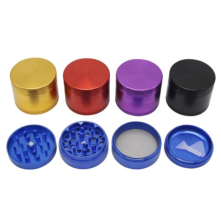 4 Layers Manual Metal Tobacco Smoking Herb Grinder 50mm