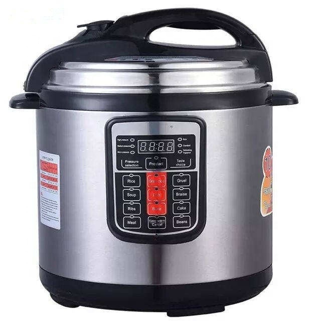 In stock Multifunctional 5L 6L Food Steamer Electric Programmable Pot Pressure Cooker Rice Cooker With Non-Stick Bowl