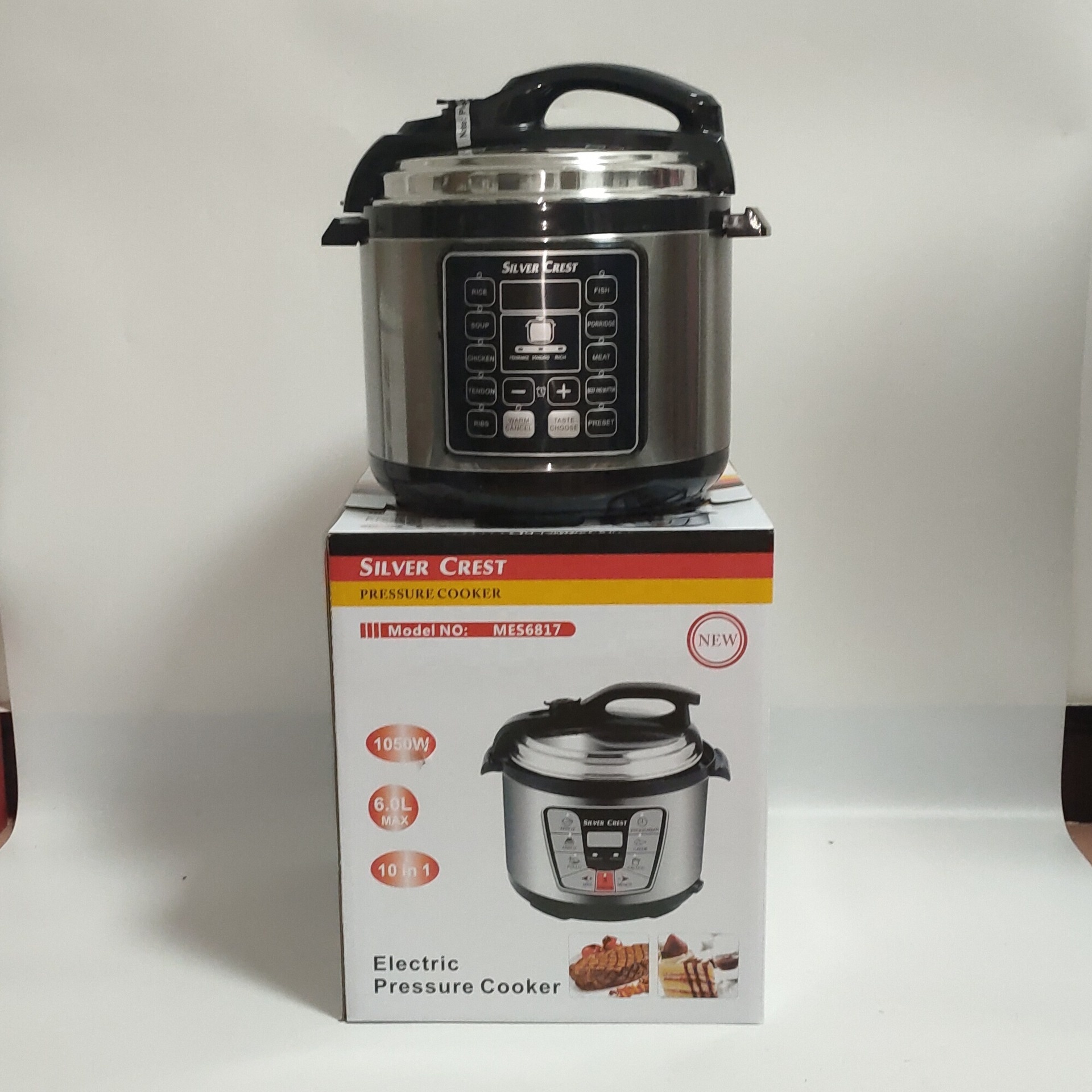 Multi function non-stick cooker electric pressure cooker silver crest rice cooker