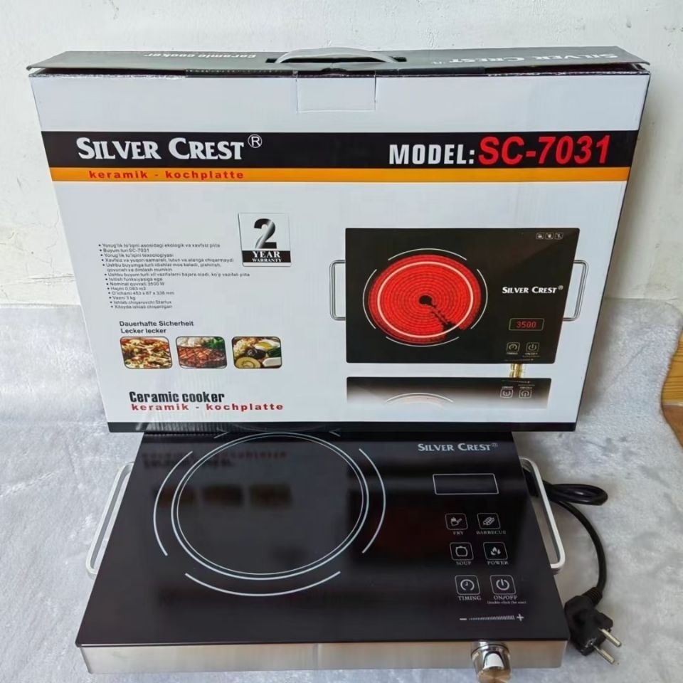 2023 New Design Electric Ceramic Stove No Radiation 3500W Waterproof Infrared Induction Cooker