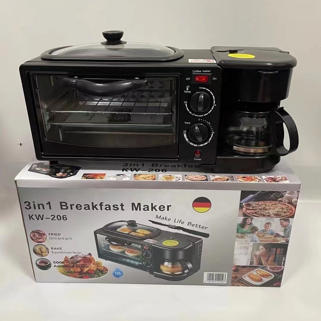 Sliver Crest Breakfast station microwave 3 in 1 breakfast station oven coffee maker