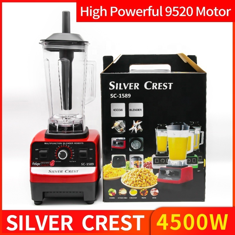 2 in 1 4500w kitchen appliances multifunction high speed ice breaking cfood processor silver crest blender