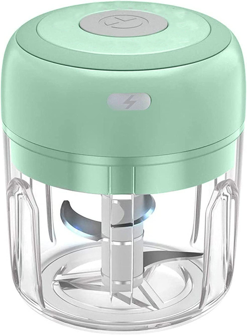 Portable USB Garlic Slicer Veggie Salad Lettuce Onion Chili Crusher Tomato Dicer Chopper Cutter Electric Mini Vegetable Chopper