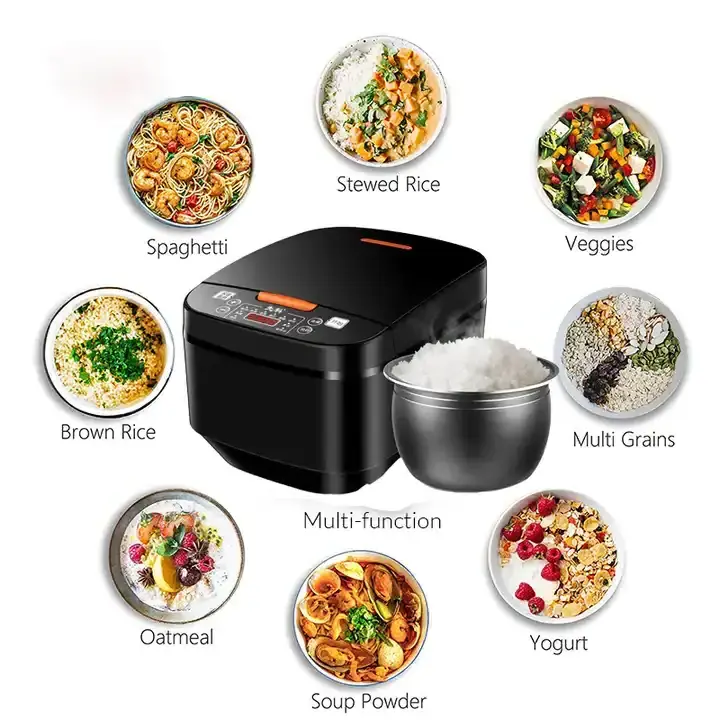 5L smart silver crest smart digital big rice cooker electric