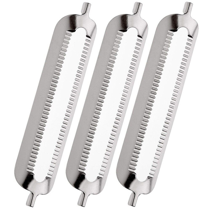 Potato Stainless Steel Serrated Blades Fruit Vegetable Slicer Skin Rapid Peeler Blade