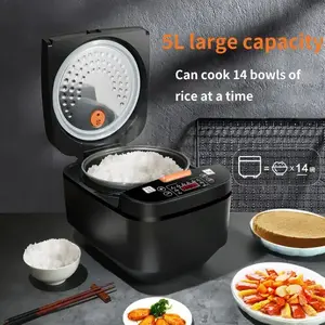 5L smart silver crest smart digital big rice cooker electric