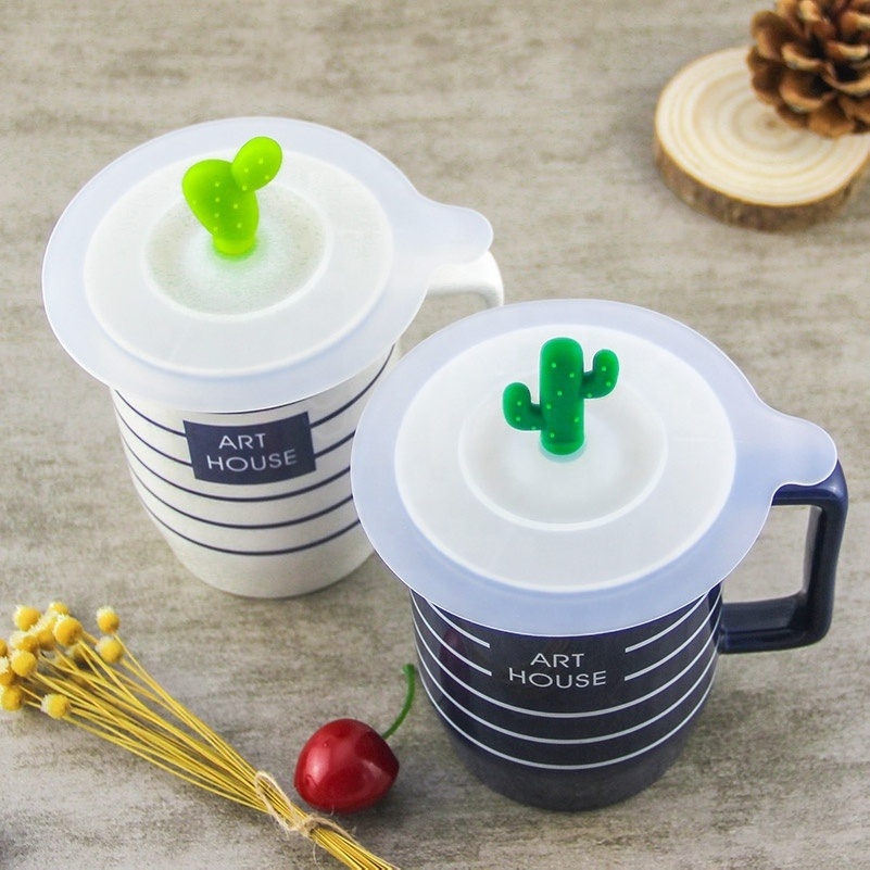 silicone coffee cup cover lid dust proof quality Chinese products  silicone drinking glass cover