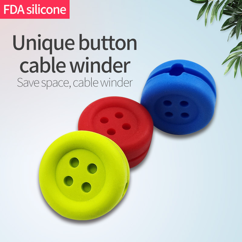 new brand silicone earphone cable winder/clip/holder