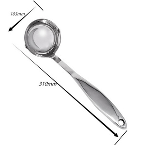 Kitchen Utensils Stainless Steel Soup Ladle Sauce Ladle mirror finished ladle