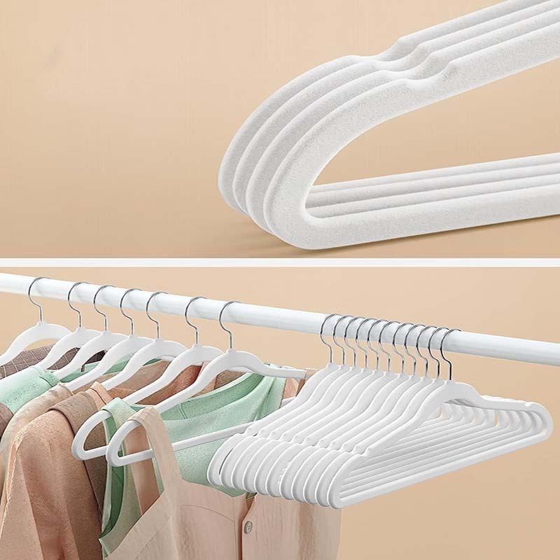 XIQI Non-slip Laundry Velvet Clothes Hangers  with 360 Rotating Hook