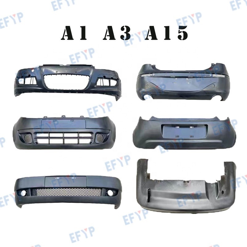 Professional Auto Spear Parts Bumper Front Rear Car Bumpers for Chery A1 Series