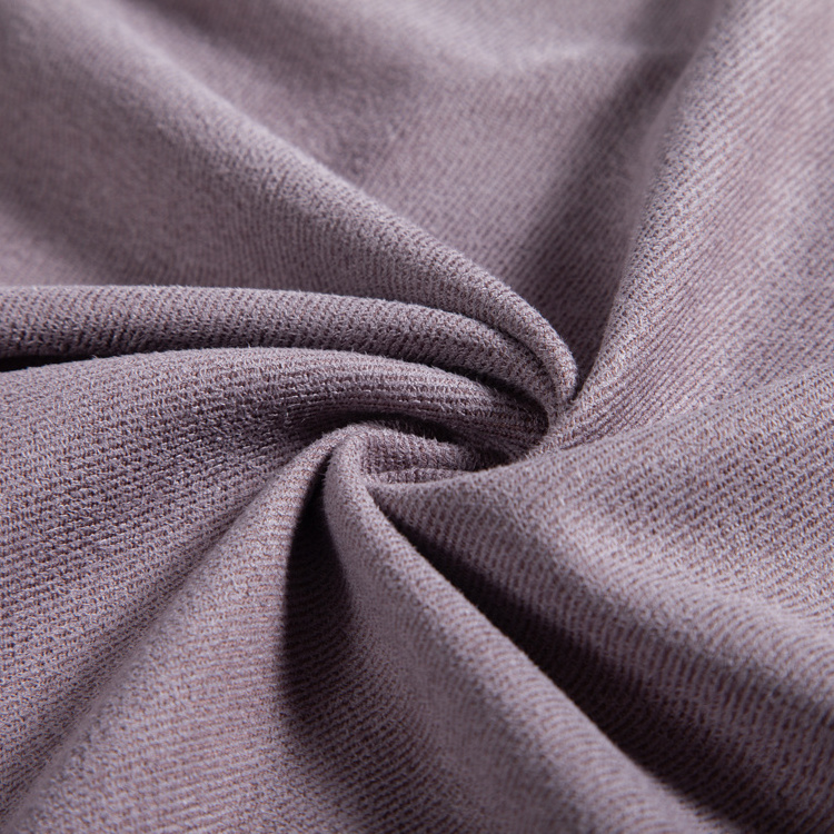 FH16069 Scuba suede twill stretch fabric for garment