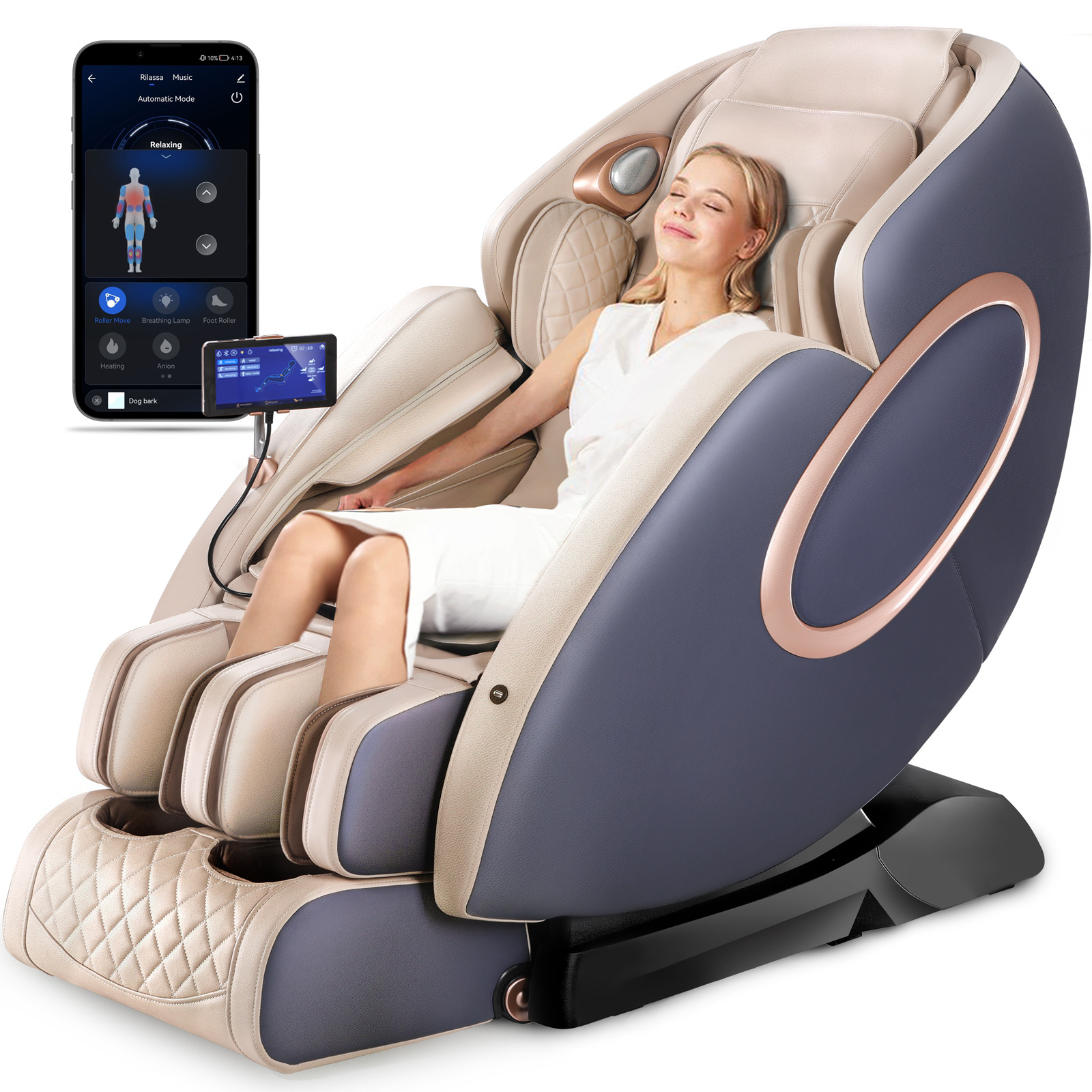 2022 New Cheap Human Touch Shiatsu Shortcut Keys Healthcare 4D Sl Capsule Massage Chair Airbags 8D Zero Gravity Luxury