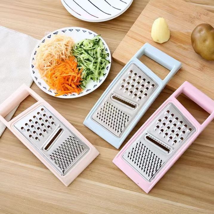 New Arrival multifunctional  Stainless Steel Multipurpose Vegetable Grater Slicer fruit vegetable potato peeler with PP handle