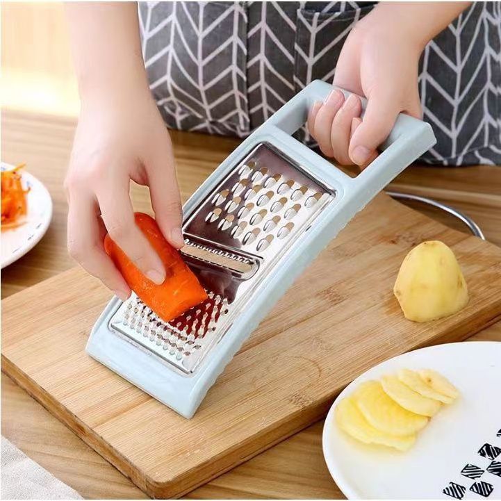 New Arrival multifunctional  Stainless Steel Multipurpose Vegetable Grater Slicer fruit vegetable potato peeler with PP handle