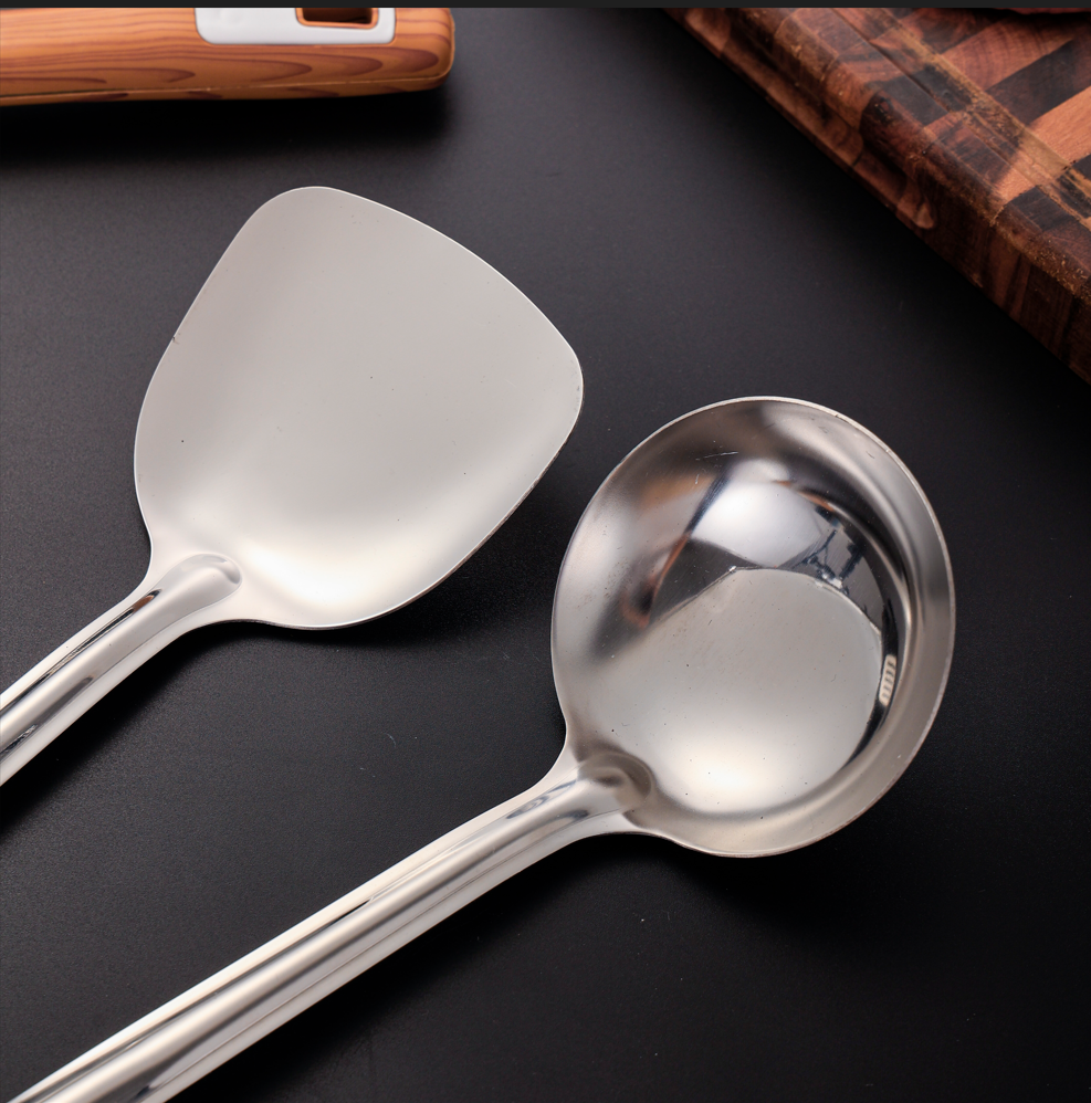 New arrival stainless steel  kitchen accessories soup ladle slotted spoon slotted ladle cooking stainless steel kitchen utensil