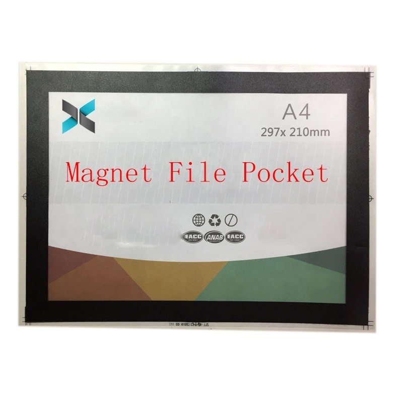 A4 Self-adhesive Double Faced Window Poster PVC Photo Frame Magnetic Display Frame