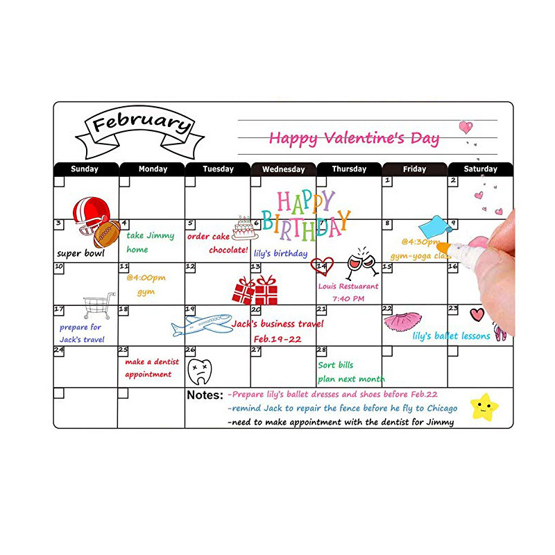 High Quality  Kids and Children With Stickers for Dry Erasable Magnetic whiteboard