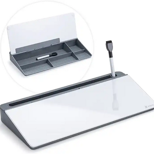 HQ Dry Erase Computer Pad White Board Keyboard Stand Drawer Platform Desk Business Office Erasable Whiteboard Storage