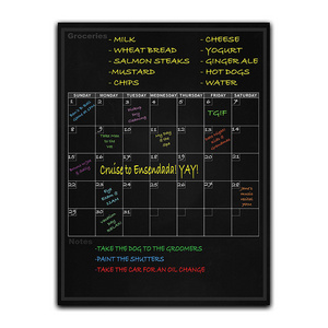 Factory Supply Weekly Meal Planner Magnetic Monthly Planner Blackboard Children's Magnetic Blackboard