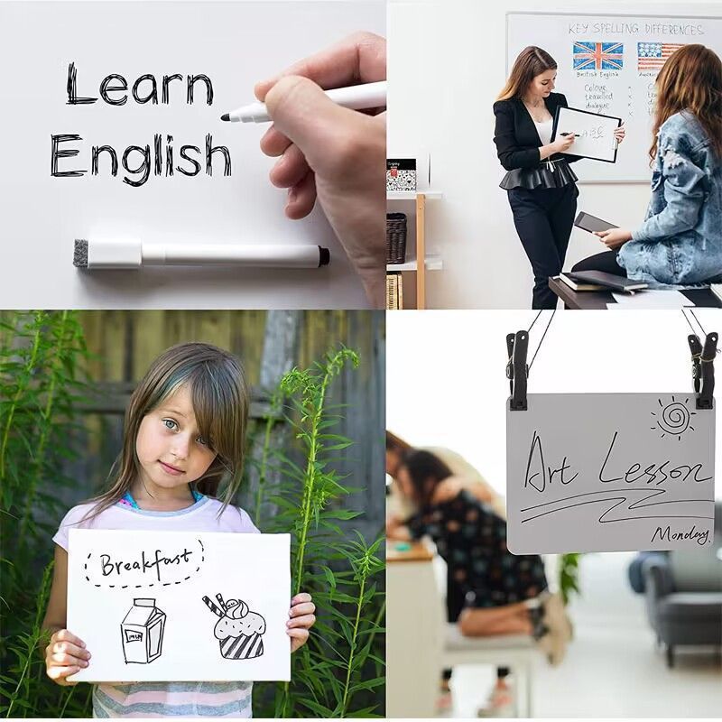 Learning and teaching small Double Sided Dry Erase Writing Board Dry Erase Board Custom