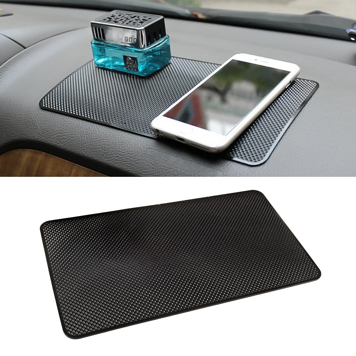 Wholesale Reusable Non Slip Pu Gel Pad Cellphone Anti Slip Car Dashboard Sticky Pad For Auto Accessory