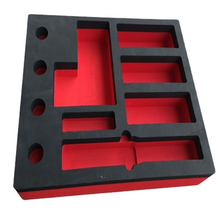 Customizable high density box insert eva epe sponge foam insert die cut eva foam packaging