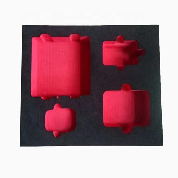 Cutting Foam Box Inserts Packaging FoamFoamy Material Eva Foam packaging of uav cosmetic lining  eva lining