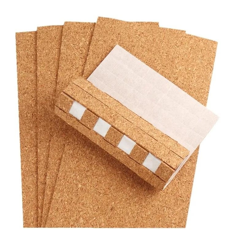 Hot Sale High Quality Adhesive Cork Pads With Foam Adhesive Cork Spacer Separator Cork for Insulating Glass