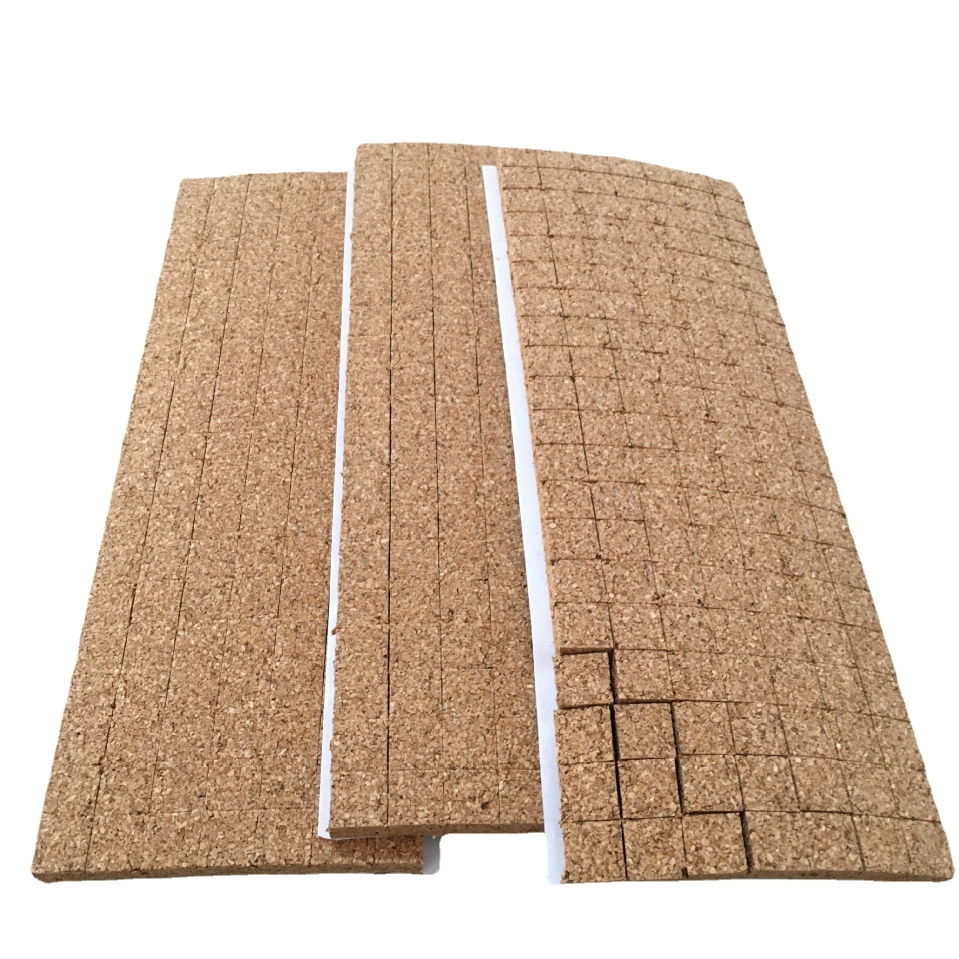 Wholesale High Quality Self Adhesive Cork Pads With Foam Adhesive Cork Spacer Separator Cork for Insulating Glass