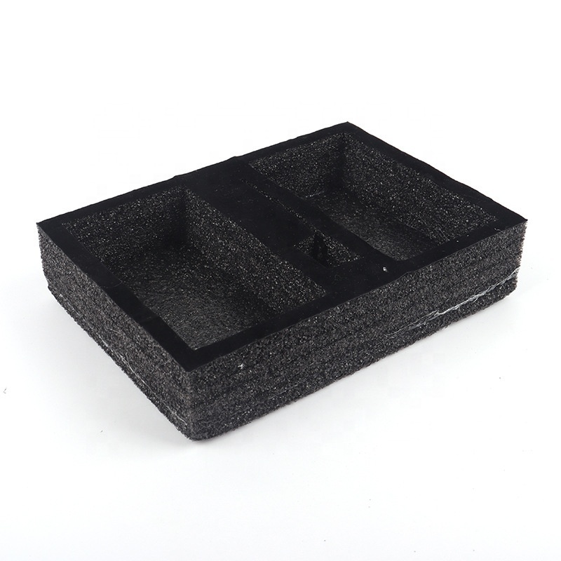 Customized Die Cut Tool Boxes High Density resists extrusion Lining Protective Packaging Foam