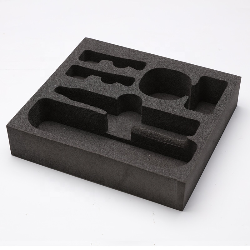 Customized Die Cut Tool Boxes High Density resists extrusion Lining Protective Packaging Foam