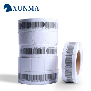 EAS Anti Theft RF 8.2mhz Soft Label Security Barcode Sticker Labels For Cosmetic Store RF Security System