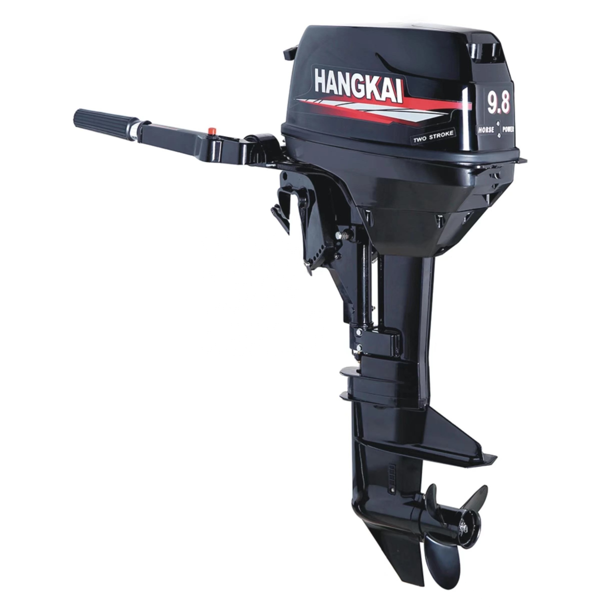 New Popular HANGKAI 9.8HP 2 Stroke gas boat engine Outboard Motors for Sale speed boat engine mercury boat engines