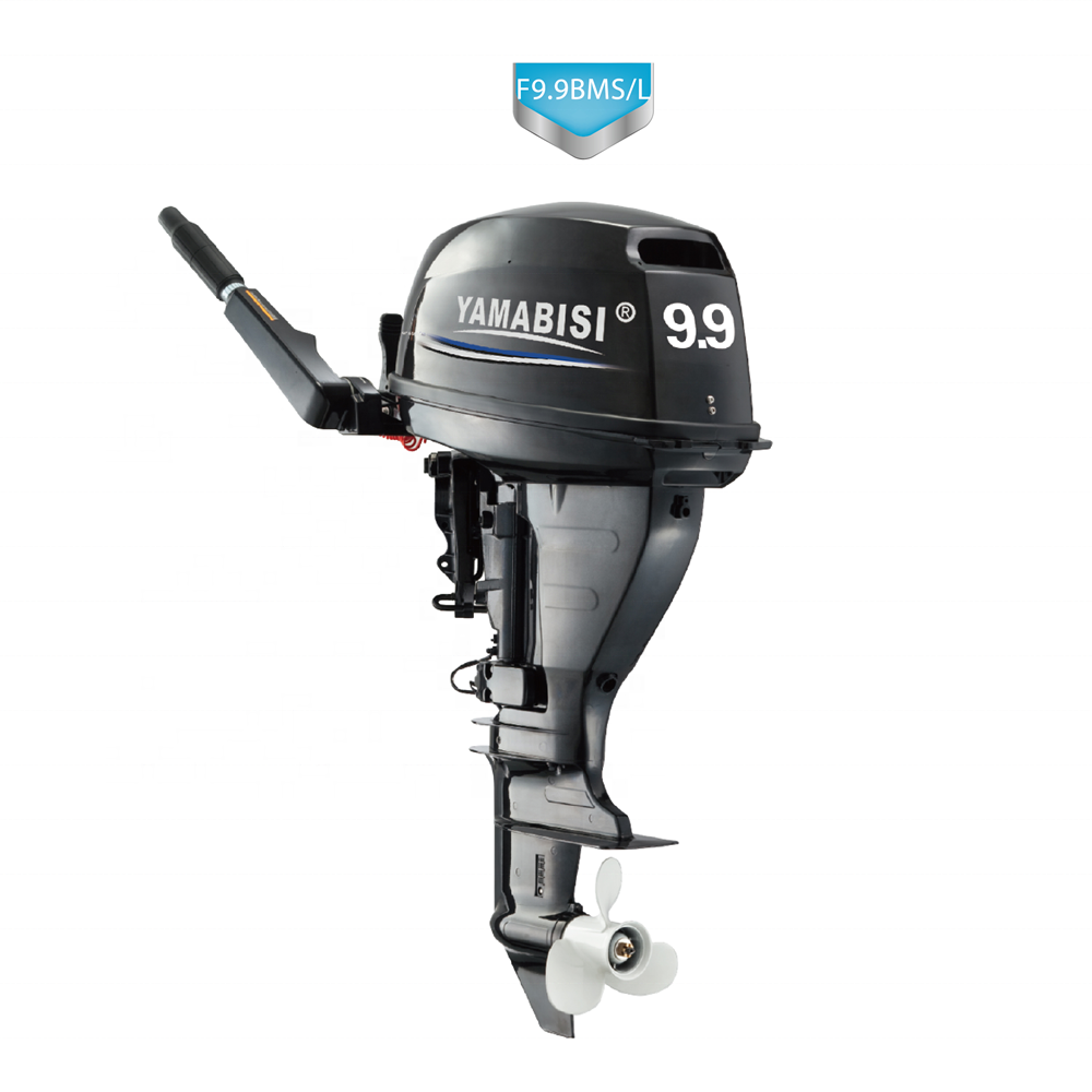 YAMBISI 4 Stroke 9.9HP Outboard Motor Water Gasoline Cooling System Fishing Boat With Engine 9.9 HP 4Stroke