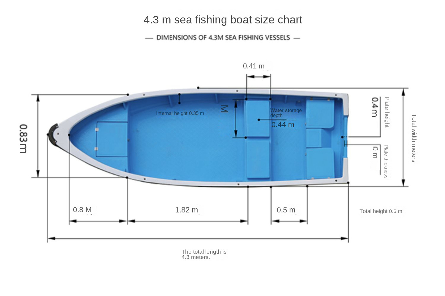 Hot Sale Fiberglass Speed Yacht Fishing Boat 14ft 4 Man Fiberglass Fishing Bait Boats for Sale Pontoon Boat