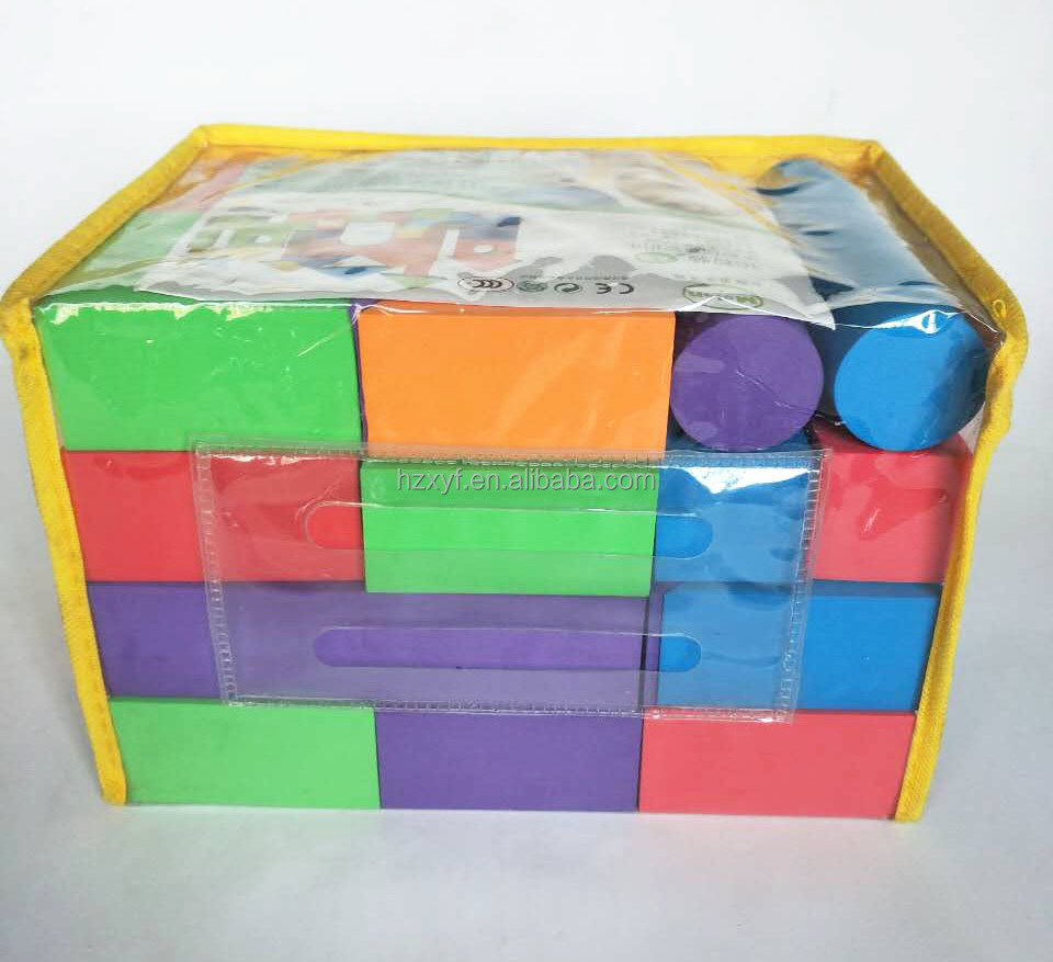 36pcs Colorful Building Toy Soft Eva Foam Block