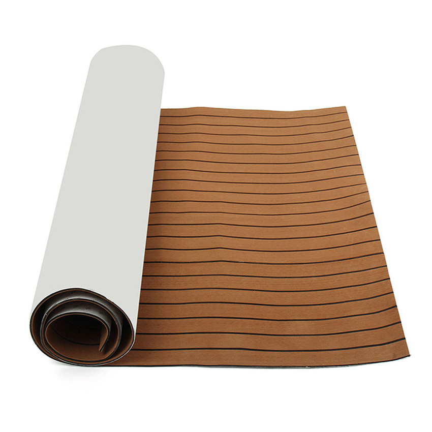 Hot sale cheaper price 3m spray adhesive decking sheet black eva foam faux teak boat flooring marine carpet