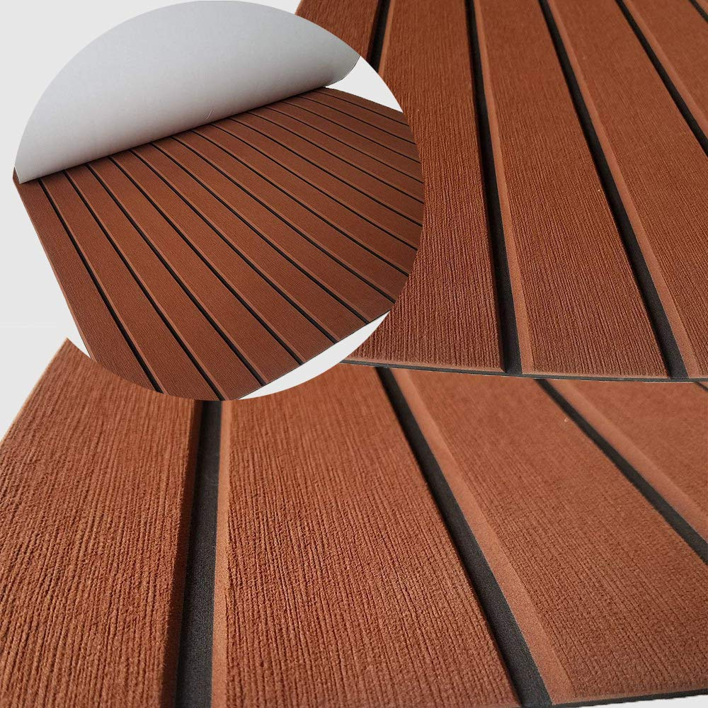 High quality OEM anti uv black boat mats deck eva foam faux teak non skid marine boat flooring