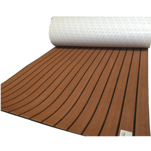 Hot sale cheaper price 3m spray adhesive decking sheet black eva foam faux teak boat flooring marine carpet