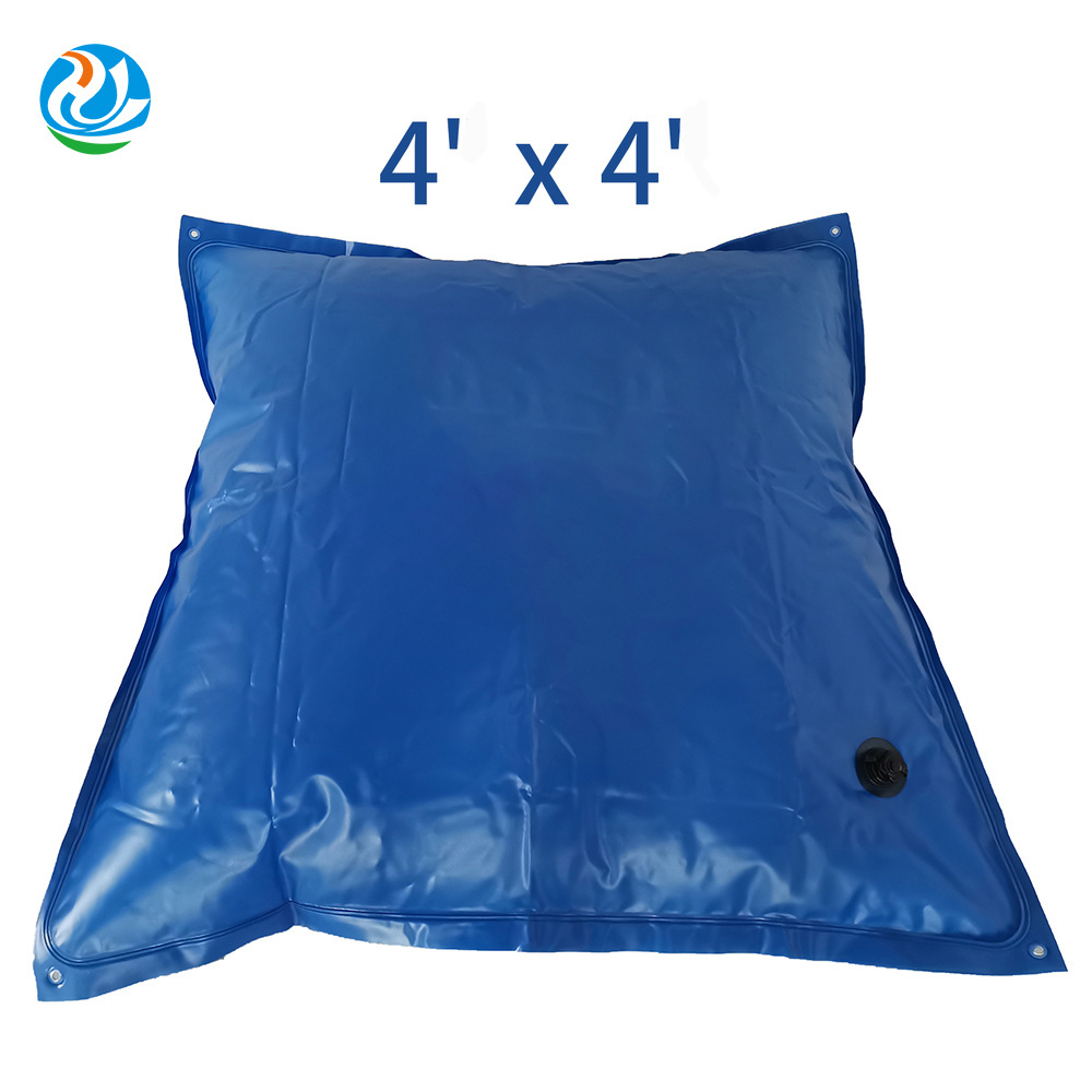 4' x 4' winterizing winter PVC inflatable swimming floating pool pad air pillow cover for above ground pools