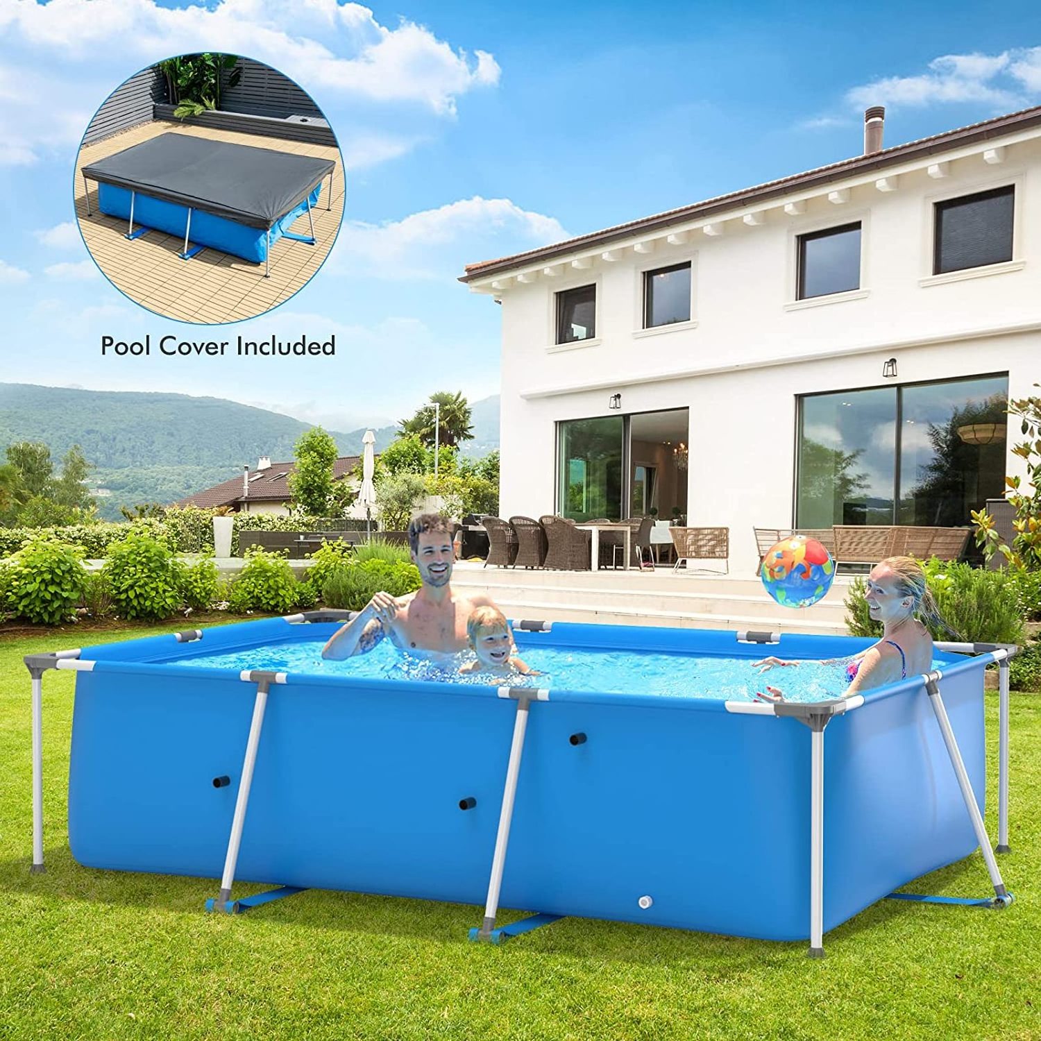 Above Ground Pvc Portable Swimming Pool Dome