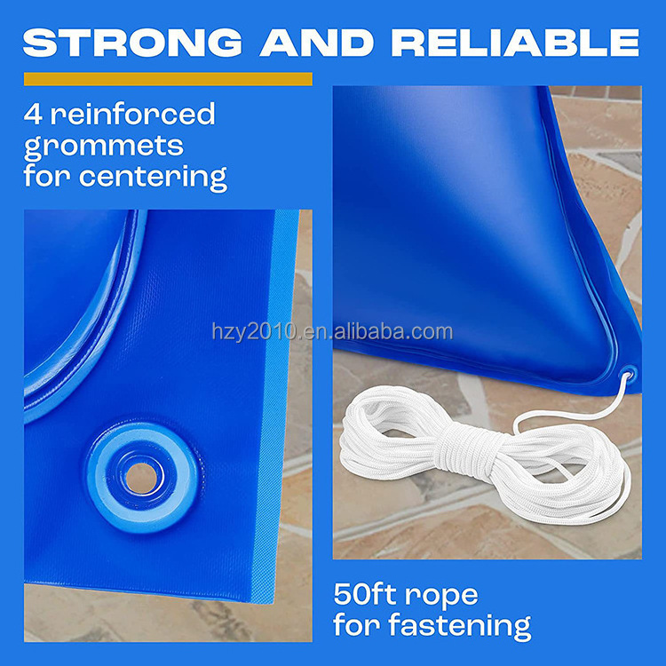 4' x 4' winterizing winter PVC inflatable swimming floating pool pad air pillow cover for above ground pools