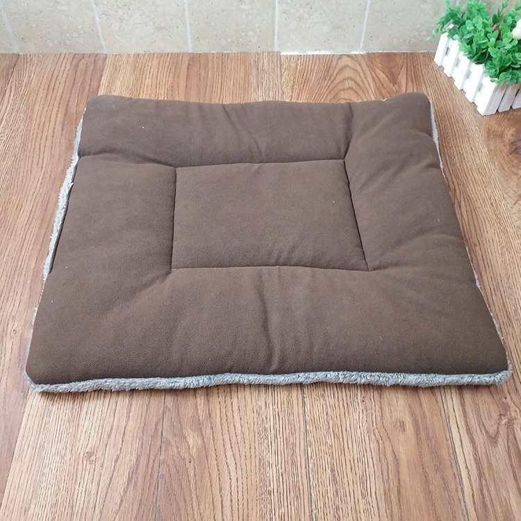 washable fleece pet products polyester dog bed pet beds