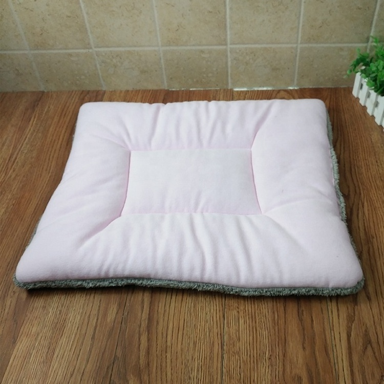 washable fleece pet products polyester dog bed pet beds