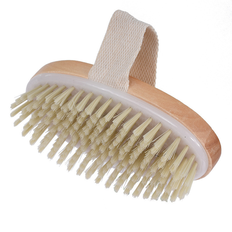 Dry Skin Body Soft natural sisal Brush Wooden Bath Shower Bristle Brush SPA Body Brush without Handle