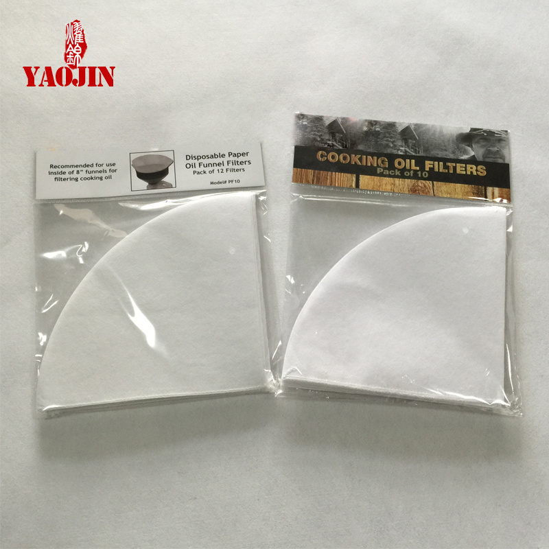 China manufacturer filter papers for olive oil crepe paper cooking oil filter paper